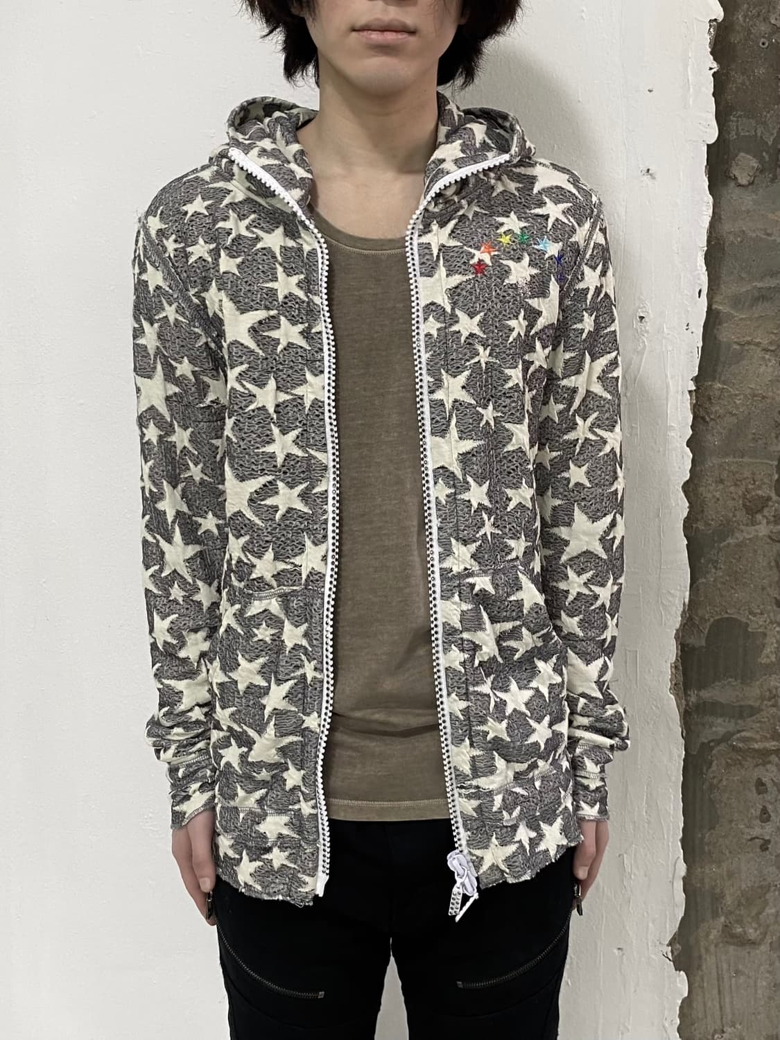 Francist_MOR.K.S. 패턴 후드 집업 상품이미지2