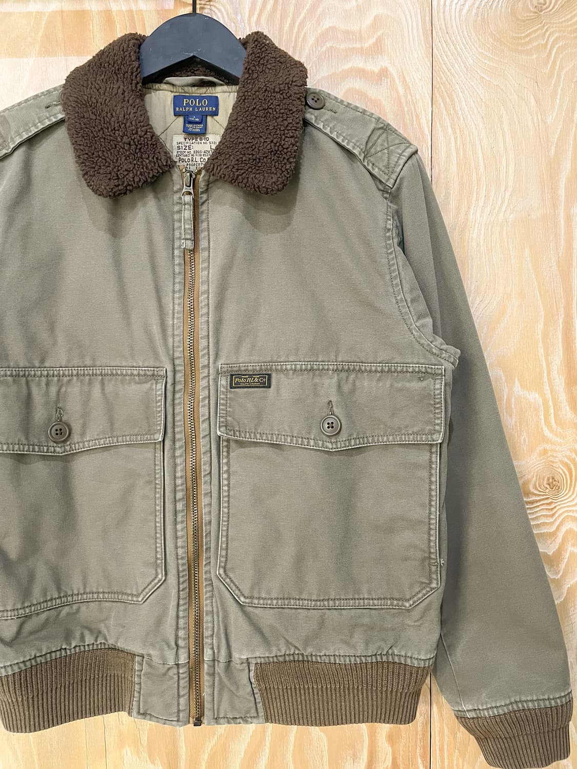 폴로 랄프 로렌 U.S.A.F B-10 봄버 자켓 상품이미지3