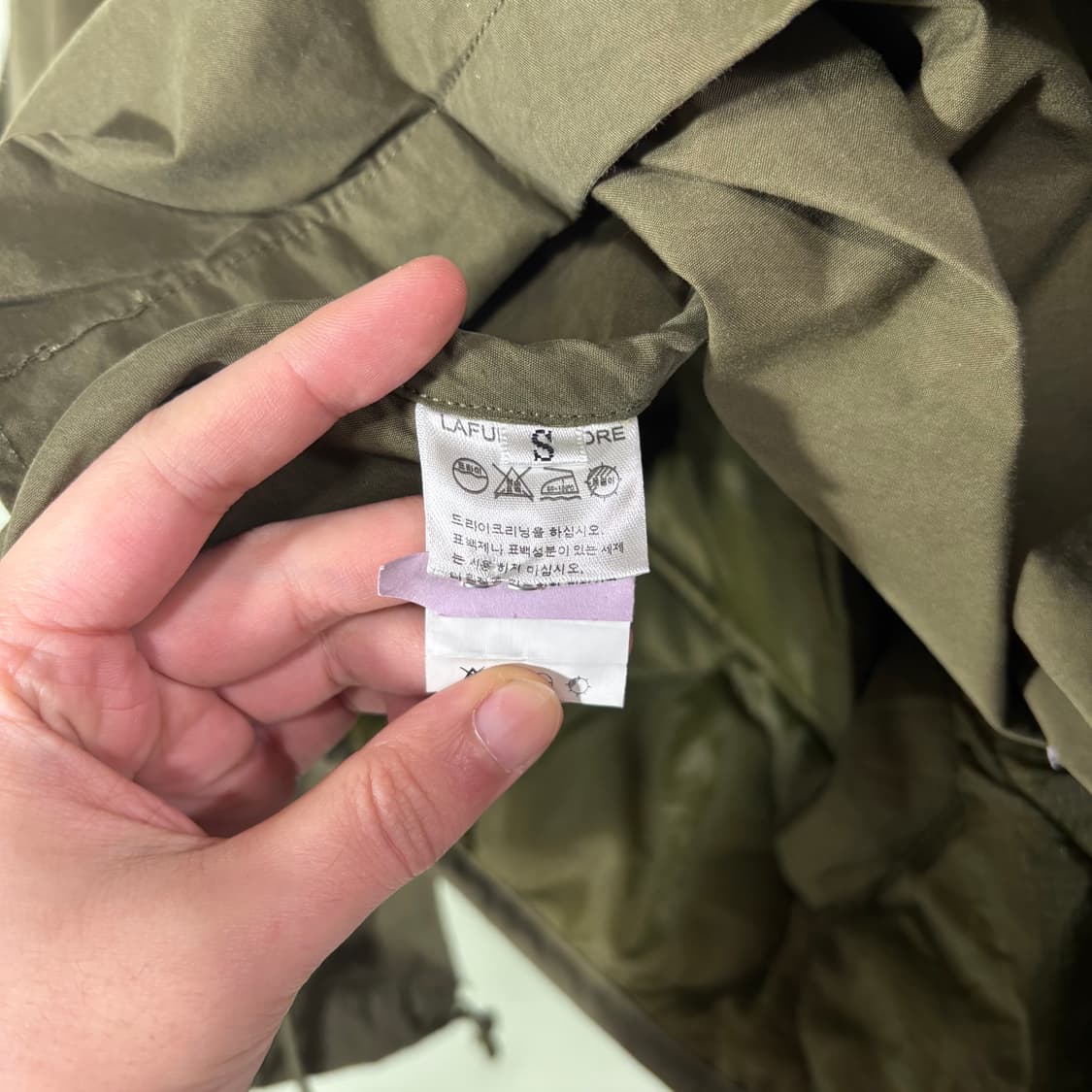 100-105 라퍼지스토어 카키 M65 피쉬테일 개피카 야상자켓 상품이미지3