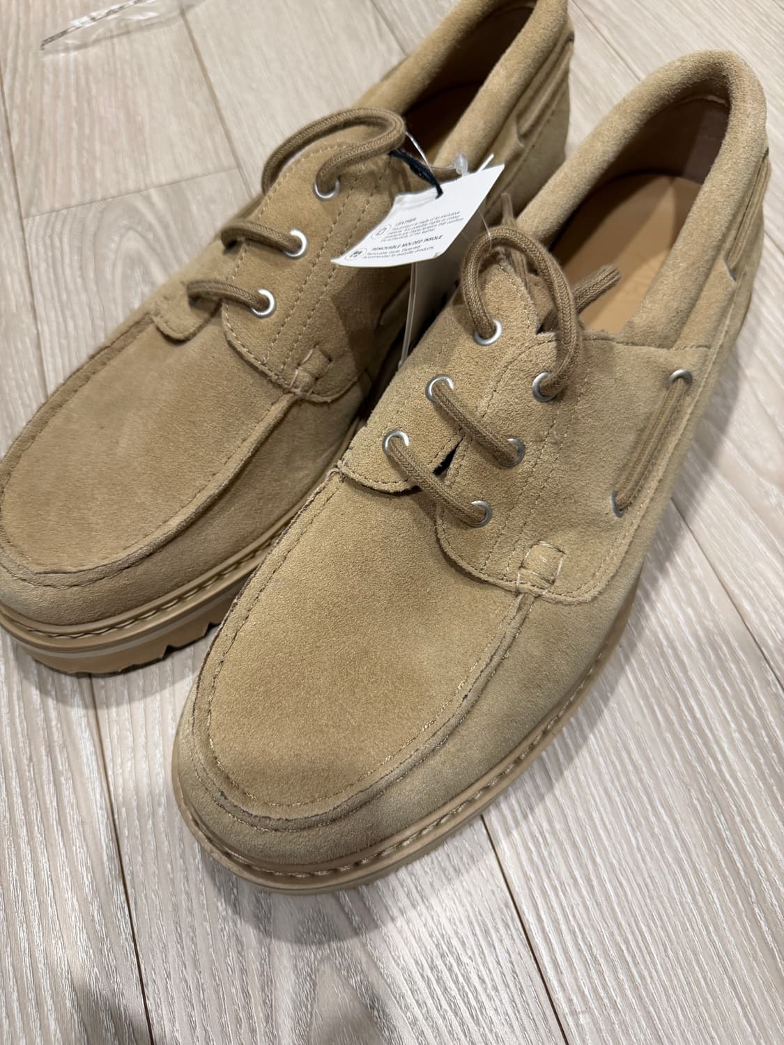 자라 스플릿 스웨이드 데크 슈즈 상품이미지5