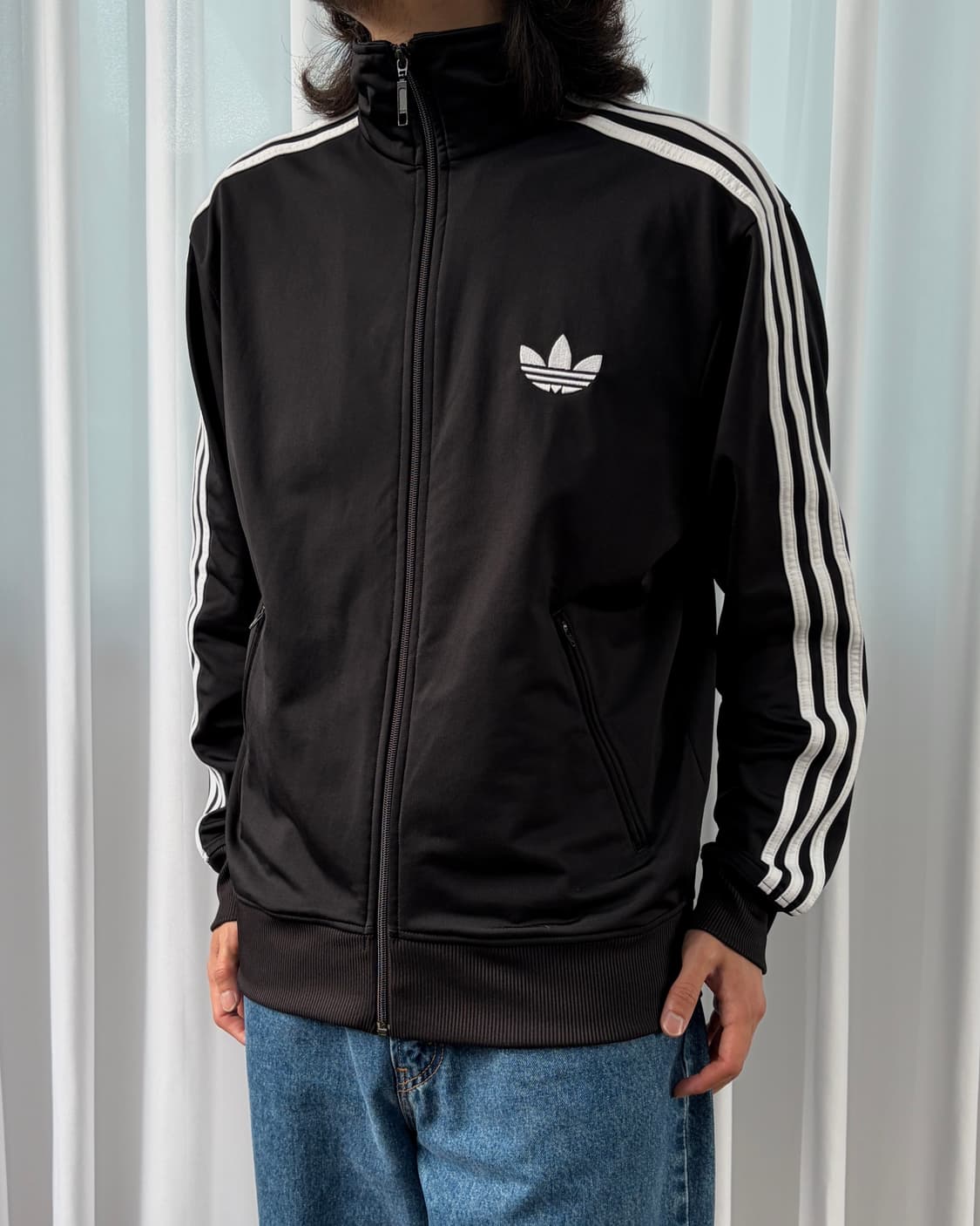 [2XL]아디다스 구형 파이어버드 블랙 트랙탑 져지 상품이미지3