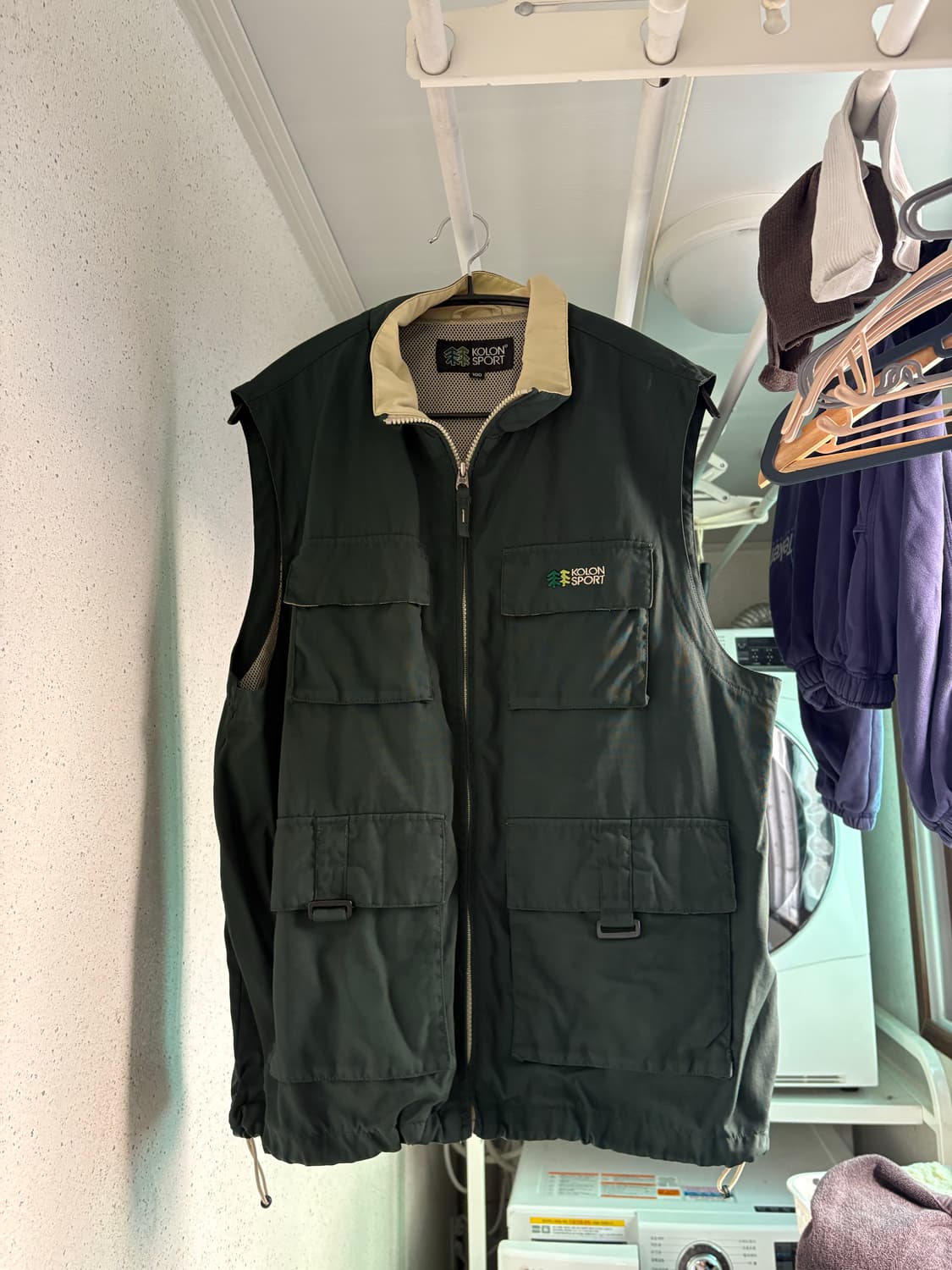 [레어]코오롱스포츠 등산 조끼 베스트 낚시 상품이미지1