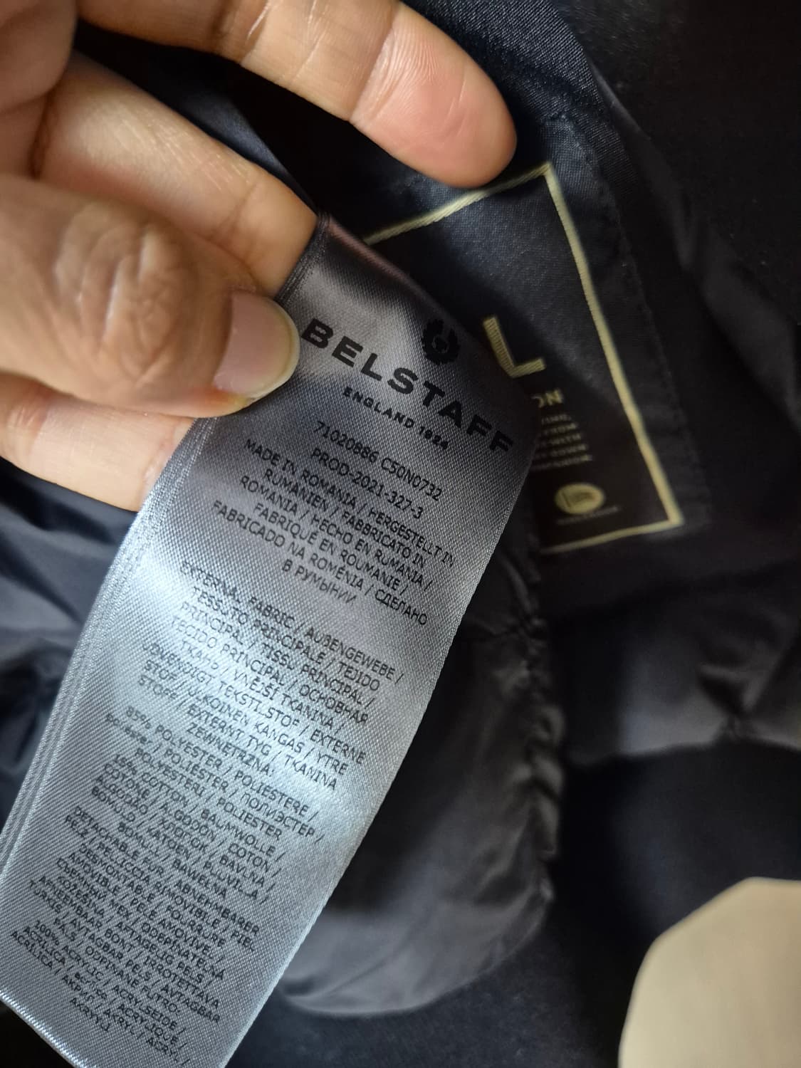 (21년) 벨스타프 피크 자켓 다운 750필 점퍼 36 상품이미지10