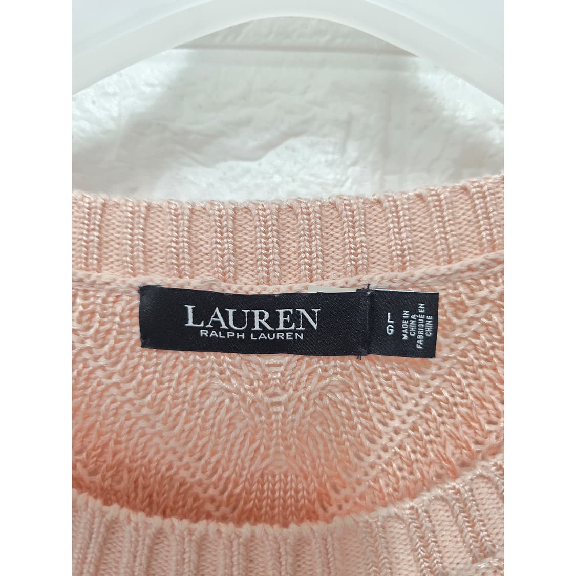 폴로랄프로렌 블랙라벨 핑크 반팔니트 L 상품이미지2