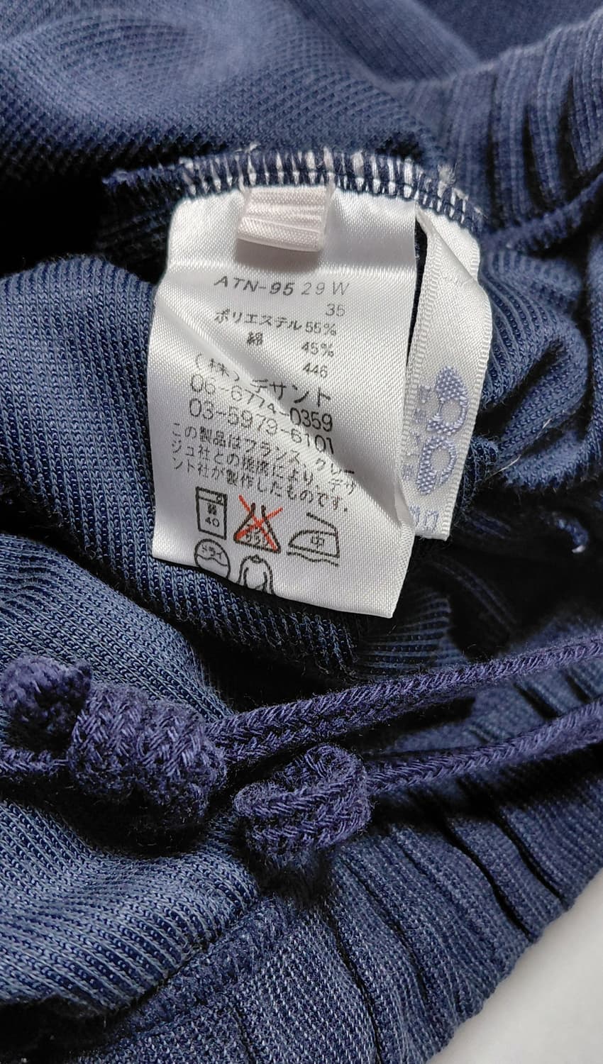 [M/네이비] 꾸레쥬(Courreges) x 데상트 핀턱 조거 팬츠 상품이미지5