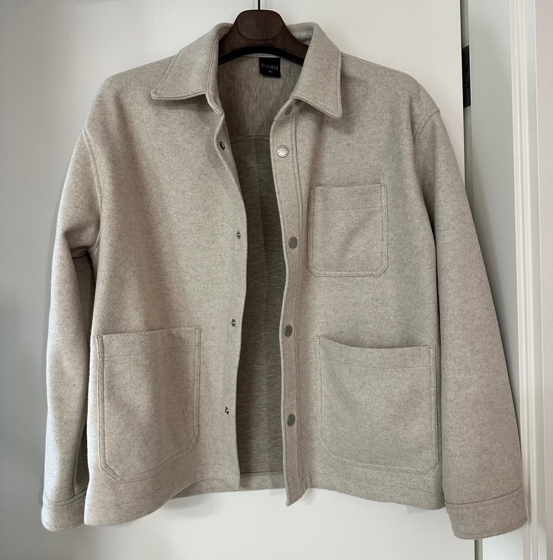 탑텐 울라이크 카라 재킷 라이트베이지 110 상품이미지1