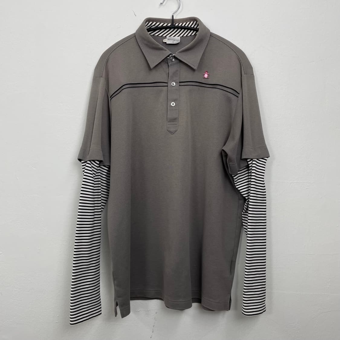 먼싱웨어 재팬 토프 페이크 레이어드 긴팔 카라티 110(3L) 상품이미지1