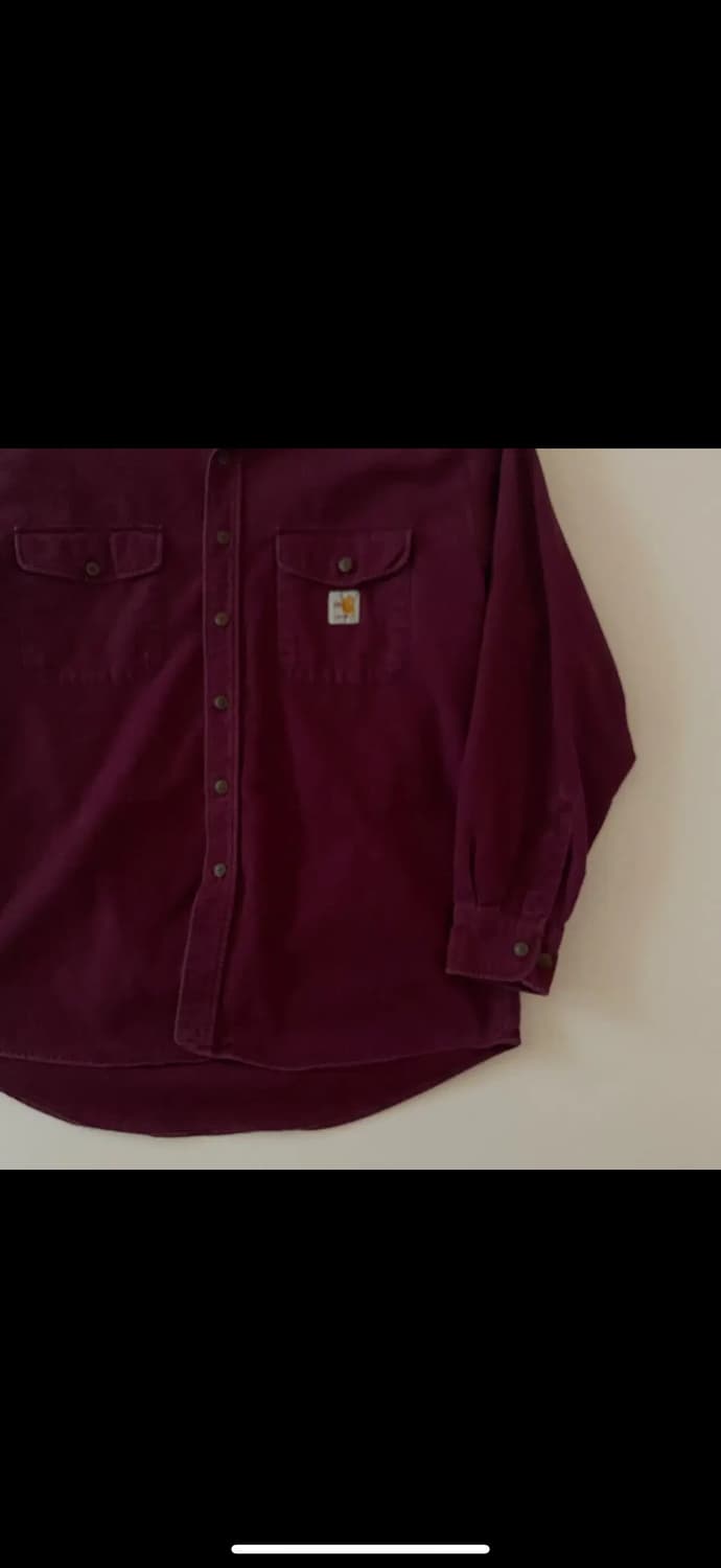 [L] Carhartt 칼하트 리메이크 해비 울 셔츠 남방 - N.93 상품이미지3