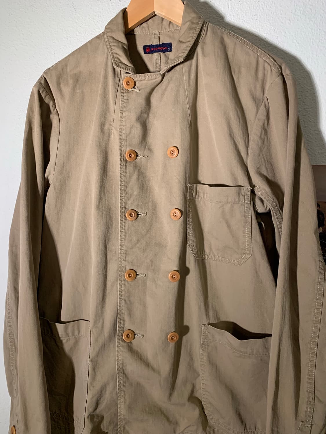 45rpm 베이지 피코트 셔츠 자켓 상품이미지6