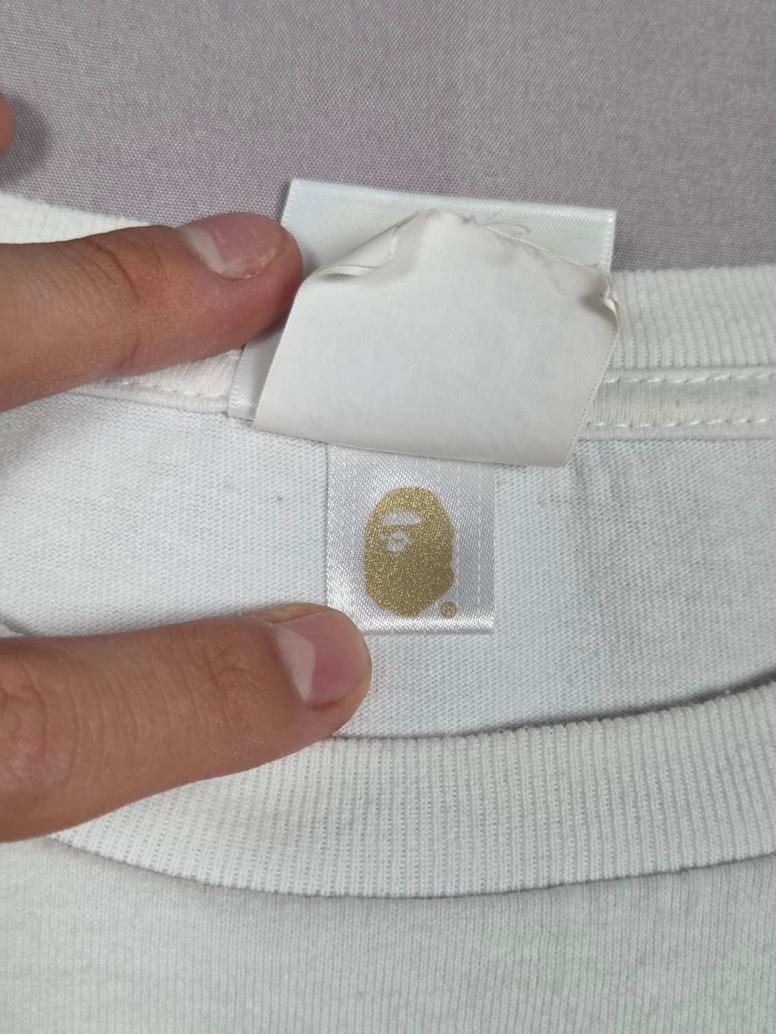 [베이프] 써모그래피 폴리곤 에이프 헤드 반팔 티셔츠 | S00105 상품이미지5