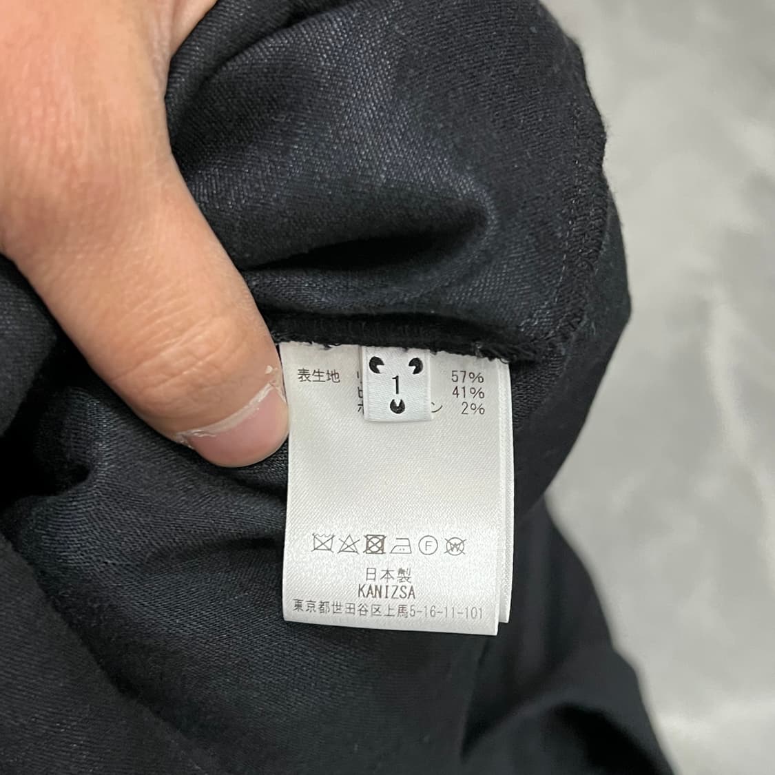  KANZISA 다크 린넨 롱 셔츠 y16184 상품이미지8