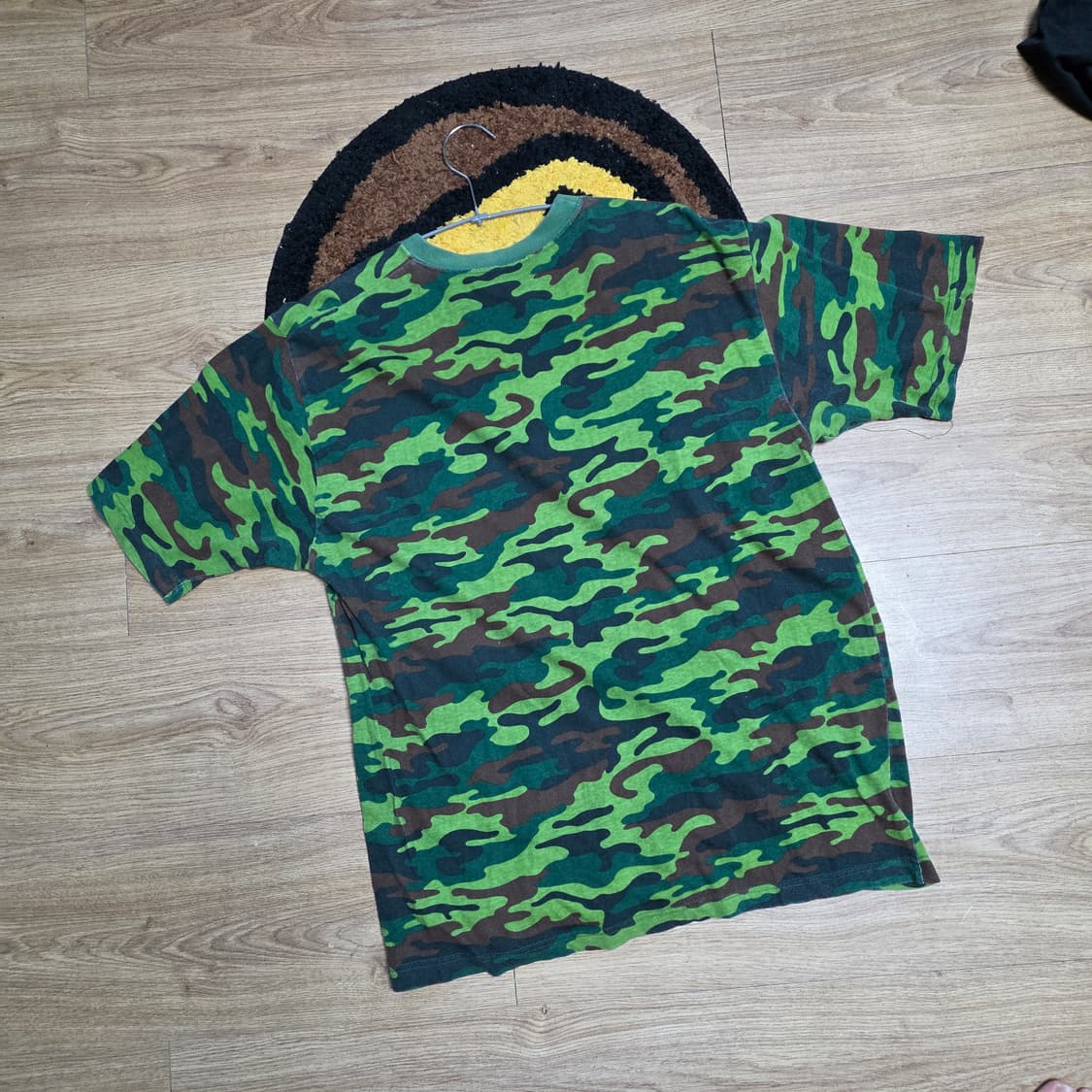 Stussy 빈티지 카모플라쥬 티셔츠 90's Made in usa 상품이미지4