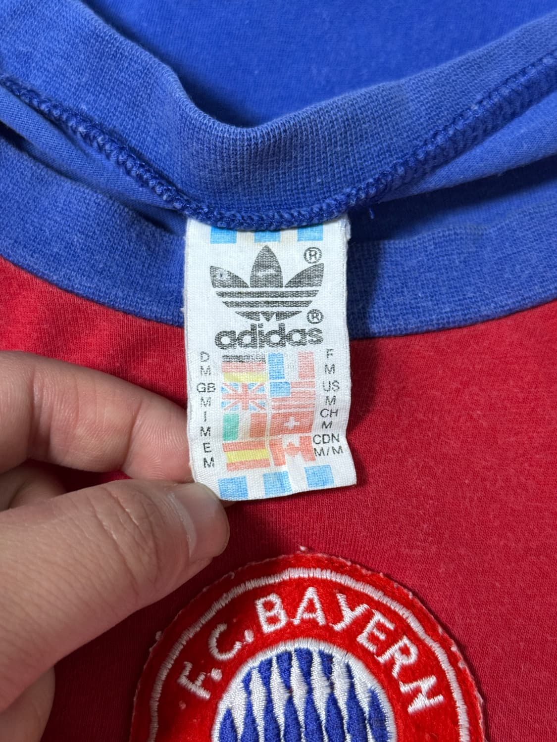 90s 아디다스 바이에른 뮌헨 티셔츠 분데스리가 상품이미지5