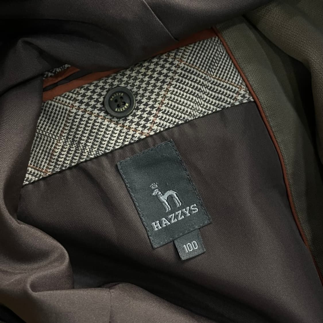100 헤지스 쓰리버튼 블레이저 자켓 상품이미지4
