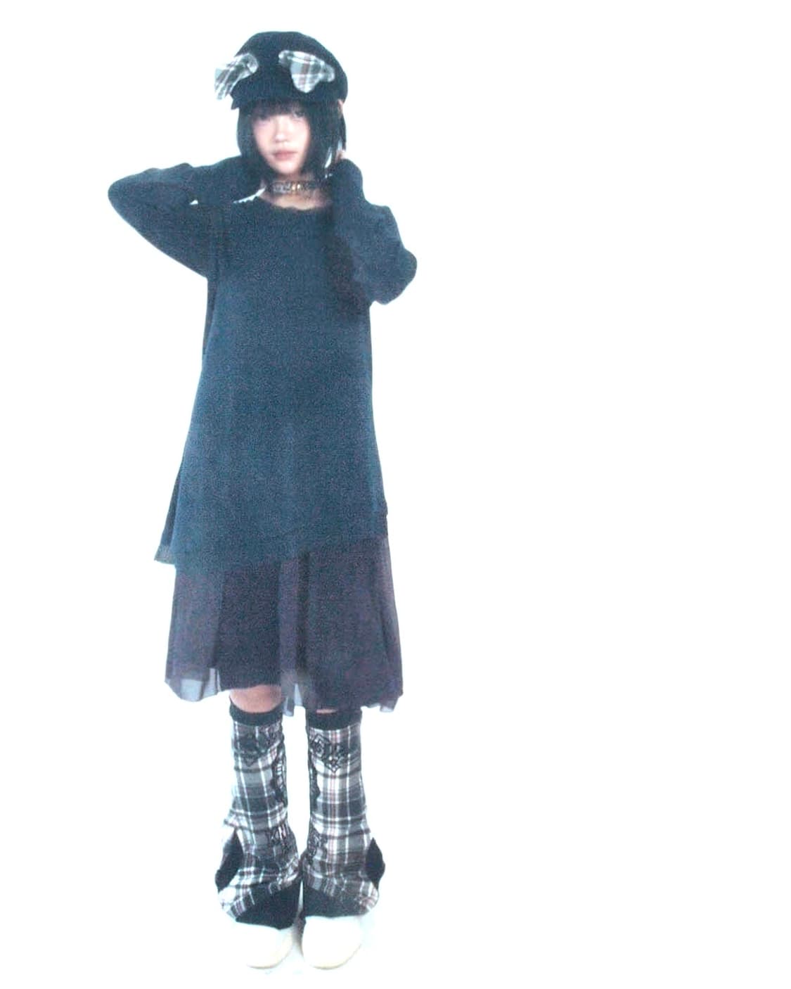 Purple chiffon pleats midi skirt 상품이미지9