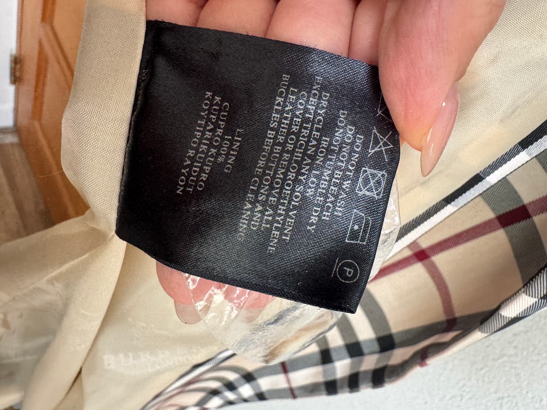 버버리 빈티지 체크 트렌치코트 상품이미지5