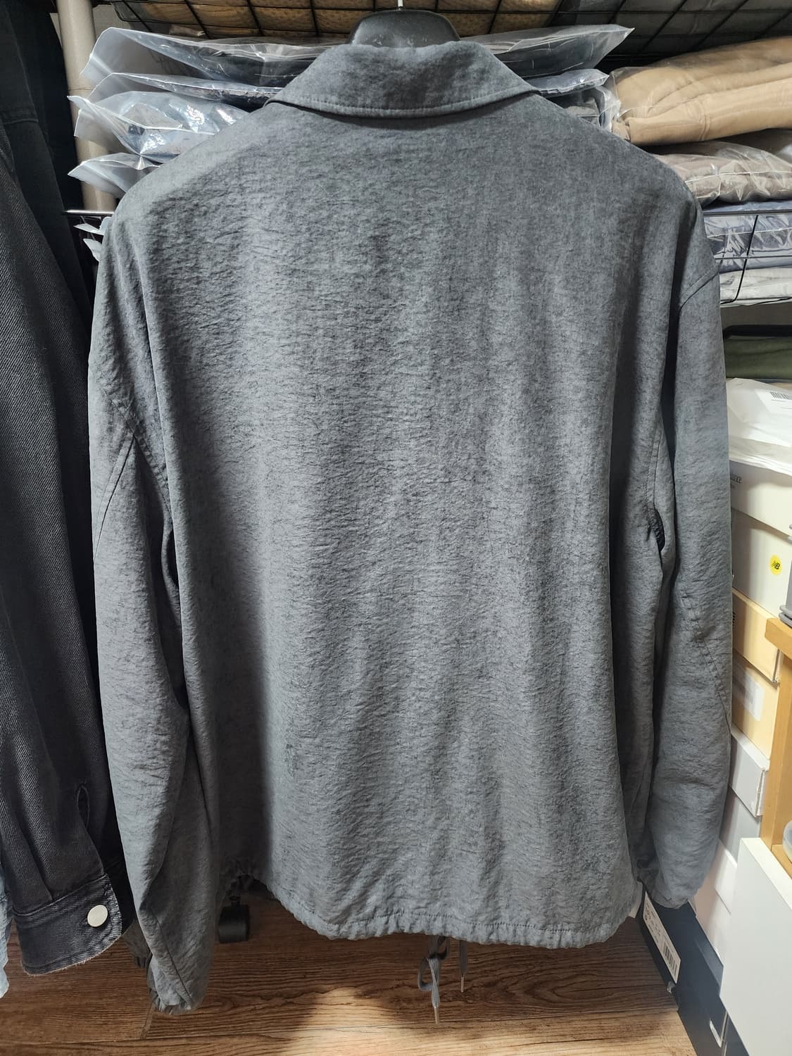 [XL][새상품] 아트이프액츠 빈티지 큐프라 코치 자켓 빈티지 블랙 상품이미지3