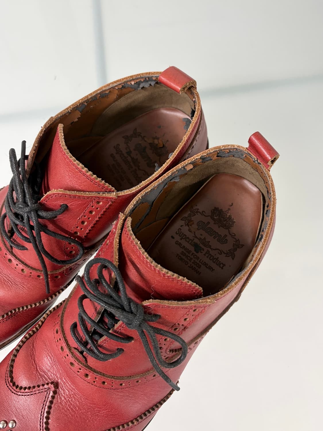 글램 트라이벌 스터드 레더 슈즈 상품이미지4