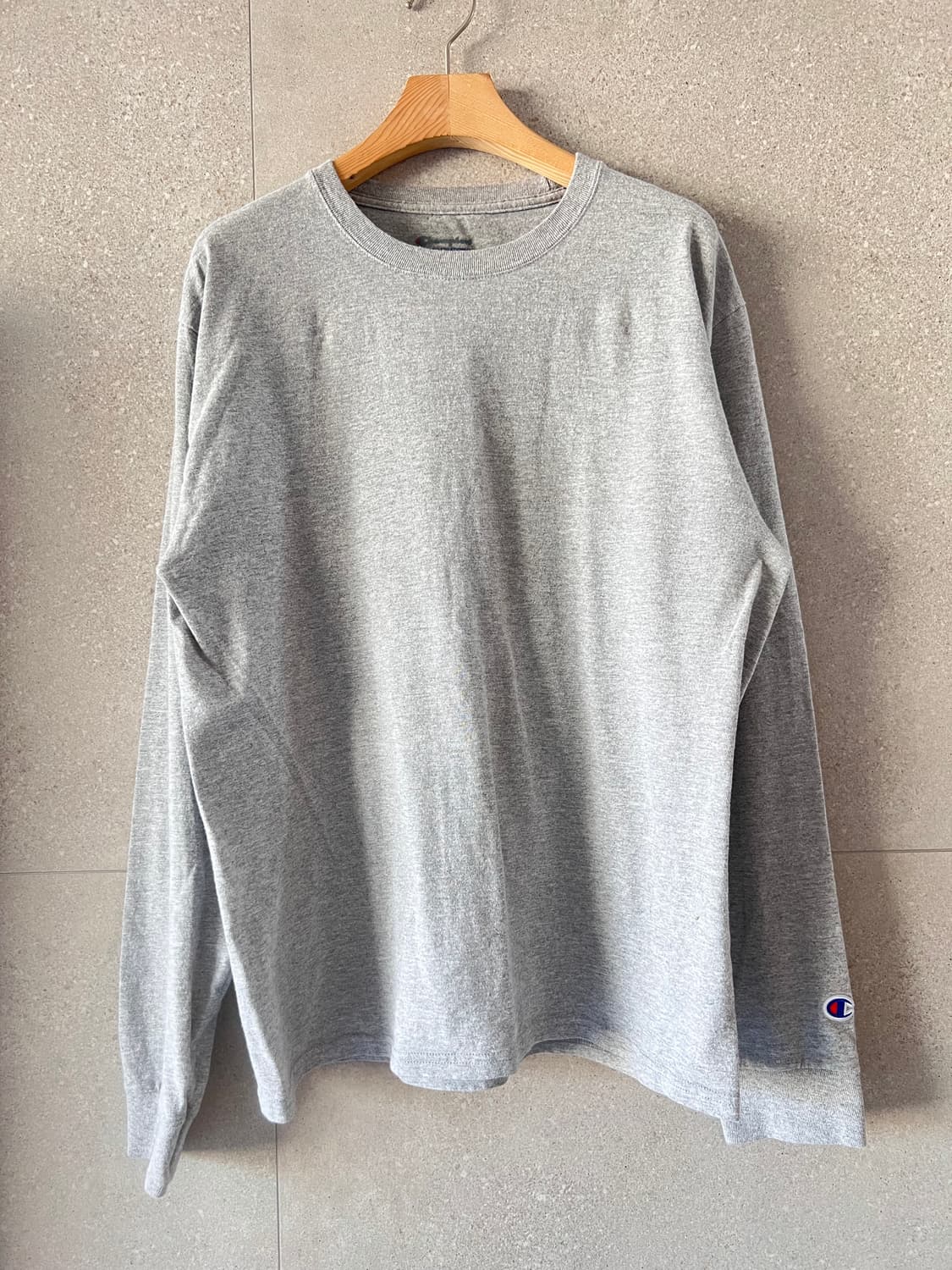 챔피온 회색 맨투맨 티셔츠 상품이미지1