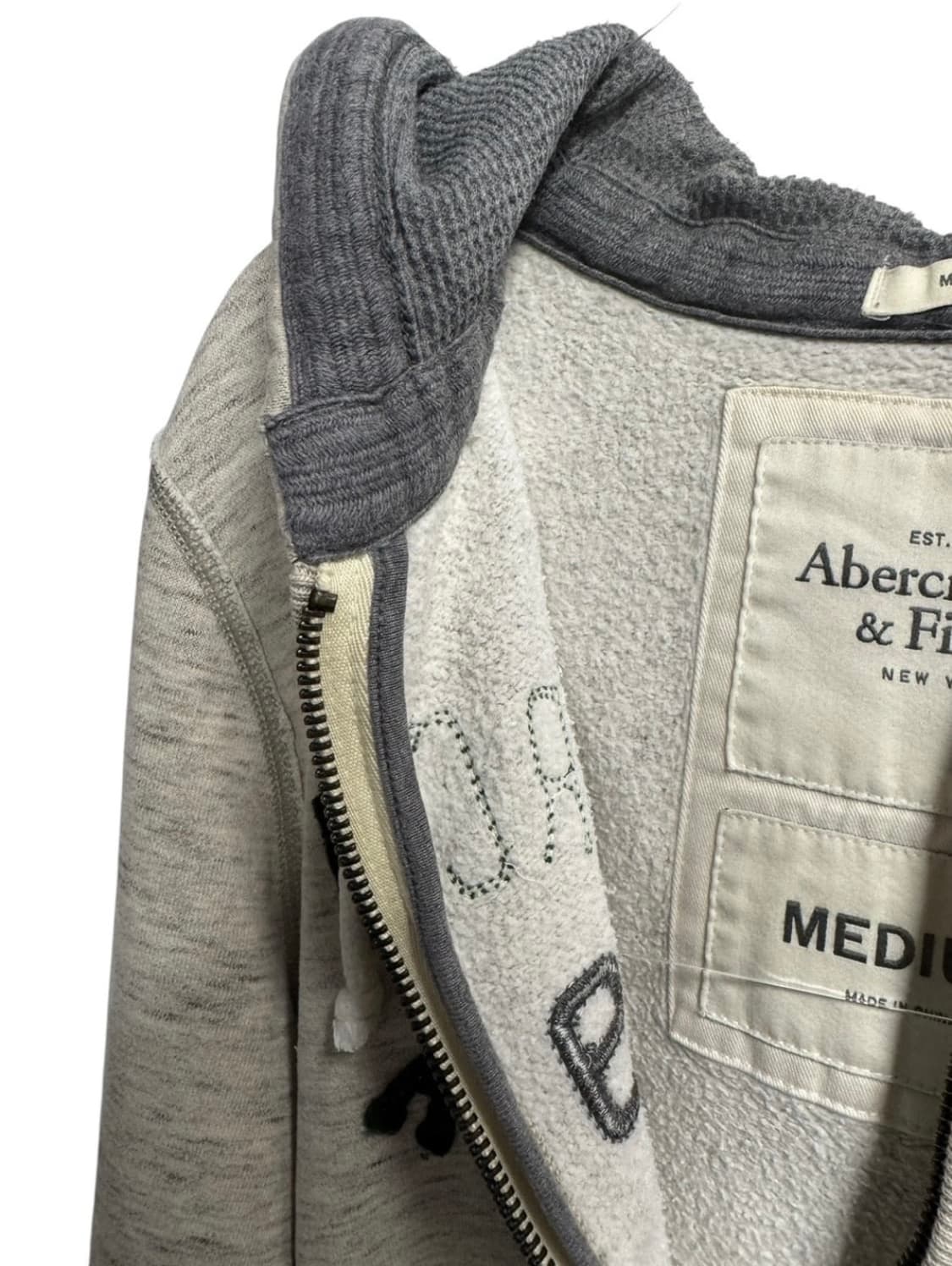 아베크롬비 후드집업 오트밀 상품이미지5