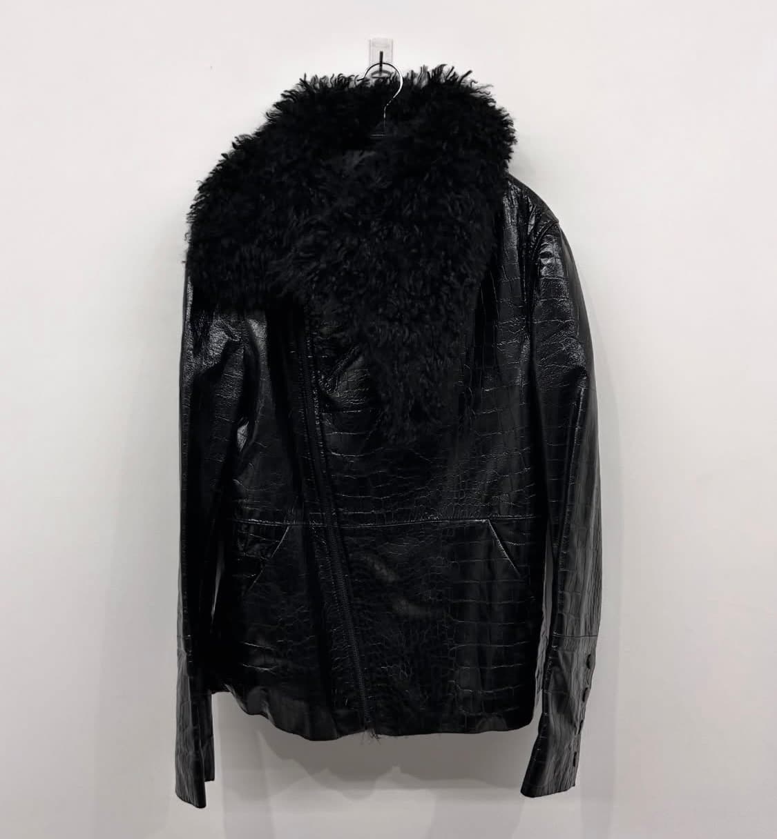 율리우스 릭오웬스 kmrii 사선 하이넥 비대칭 자켓 상품이미지3