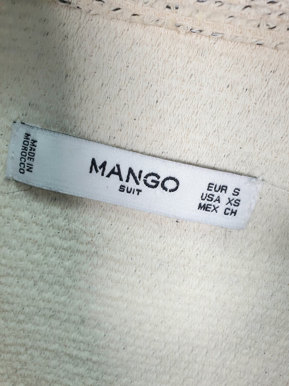 [55]망고 SUIT 라인 프릴 트위드 자켓 상품이미지6