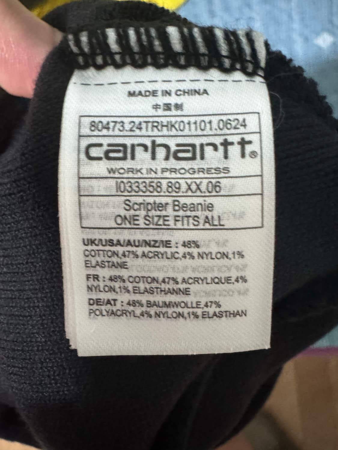 칼하트 wip 비니 상품이미지2