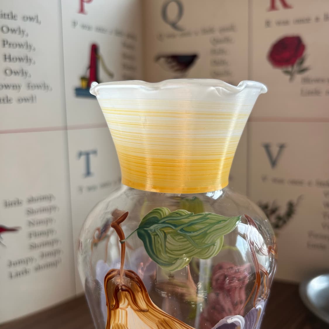 핸드페인티드 미국 빈티지 화병 오브제  상품이미지7