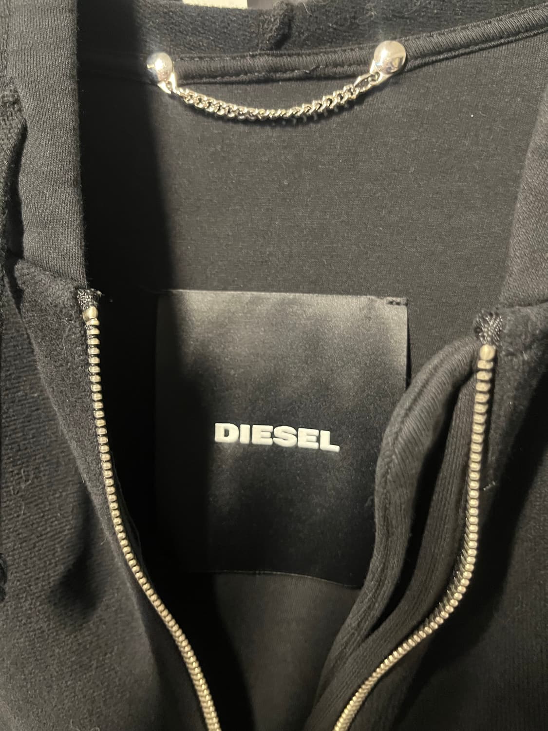 디젤 DIESEL 별 자수 롱후디 L 상품이미지3