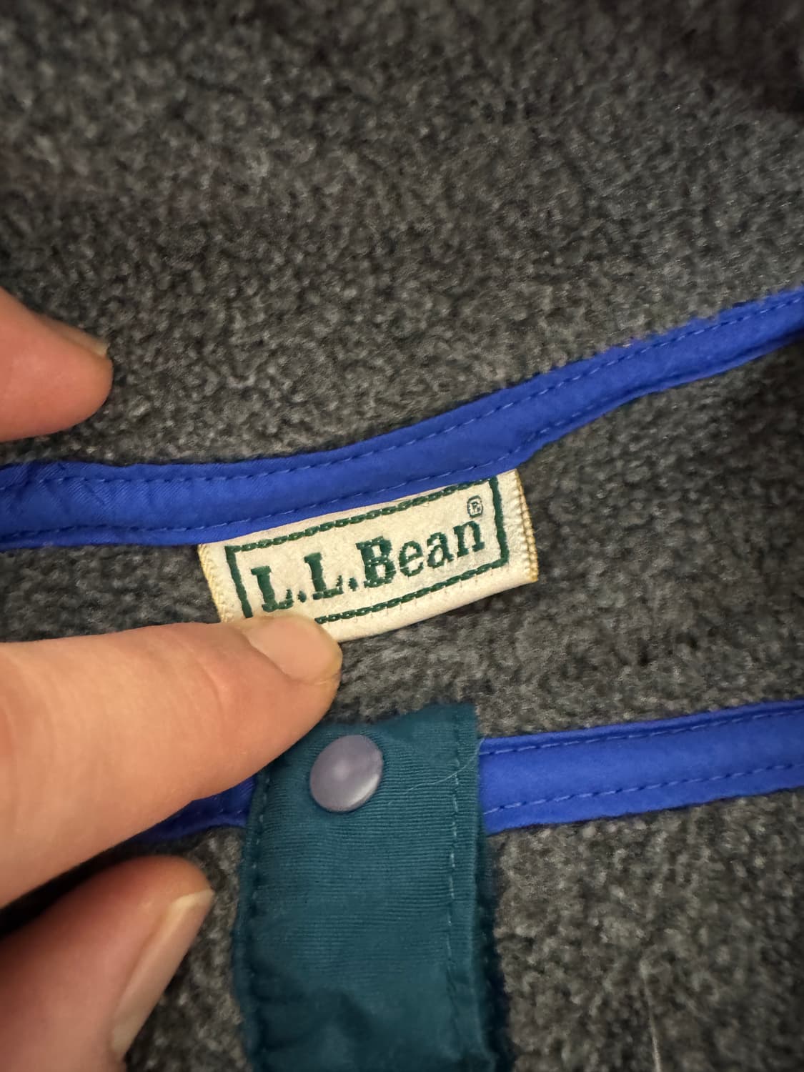 엘엘 빈 쿼터 스냅 티 플리스 풀오버 그레이 틸 상품이미지4