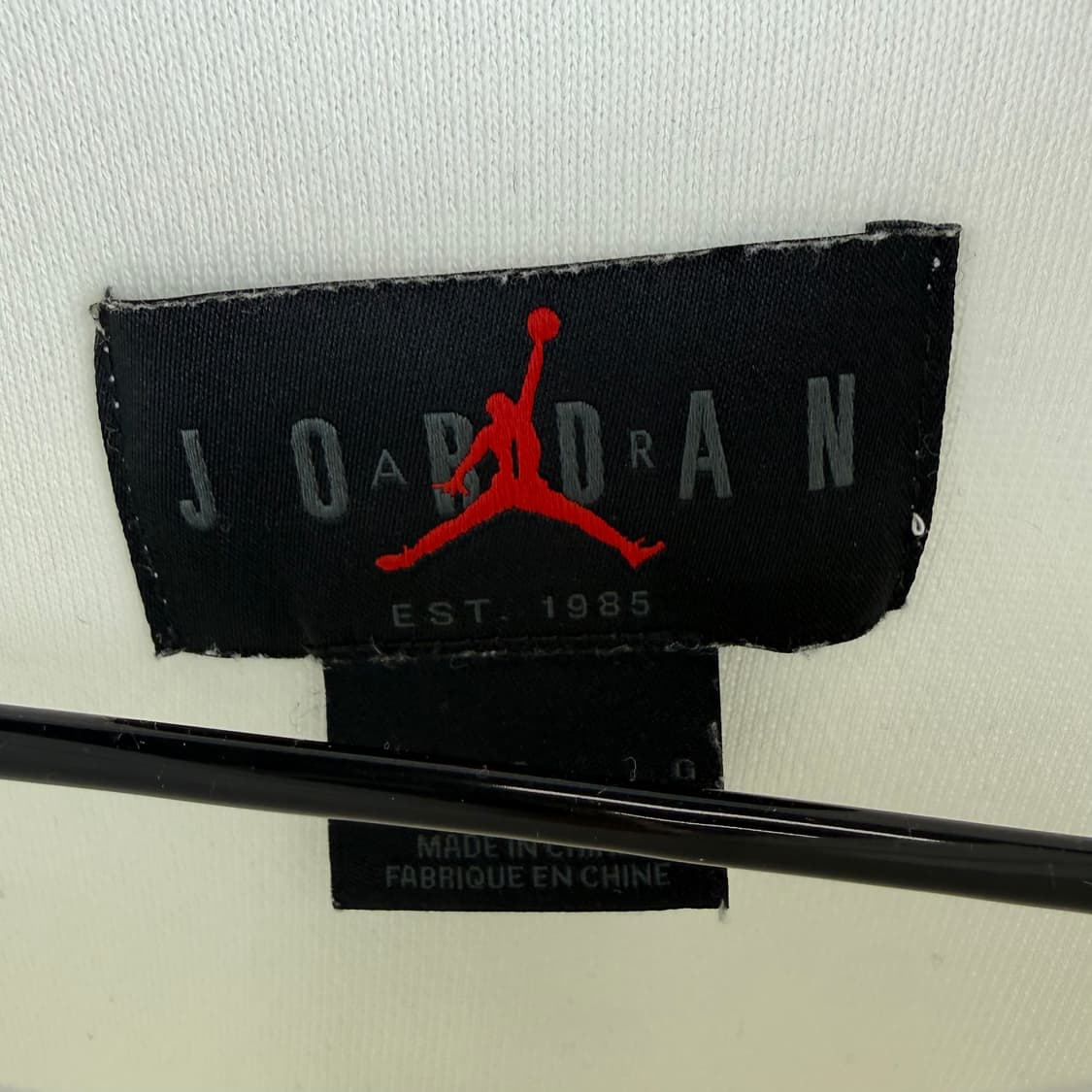 (L) 나이키 조던 자수로고 니트 맨투맨 아이보리 상품이미지3