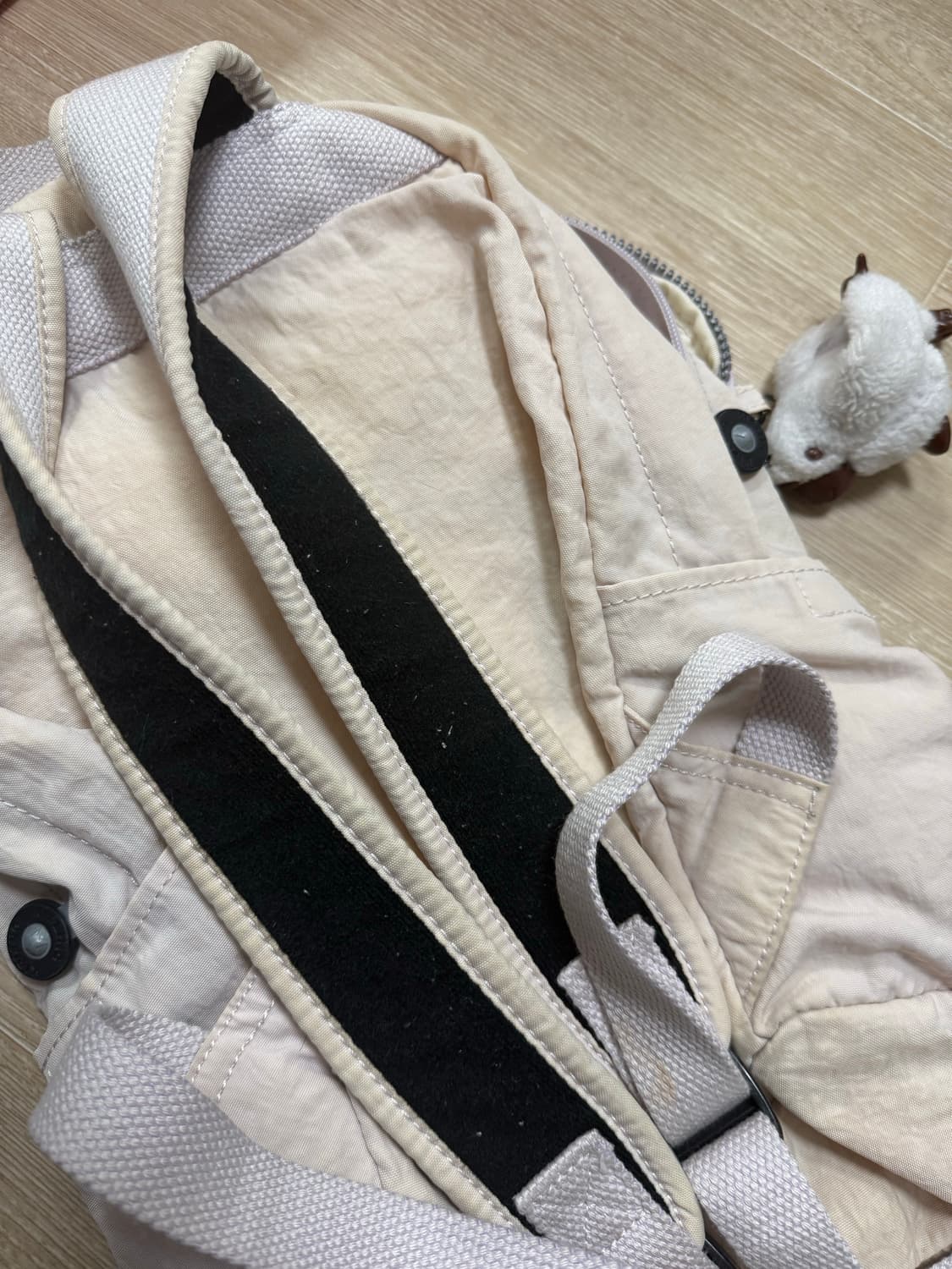 빈티지 키플링 연핑크 백팩  상품이미지4