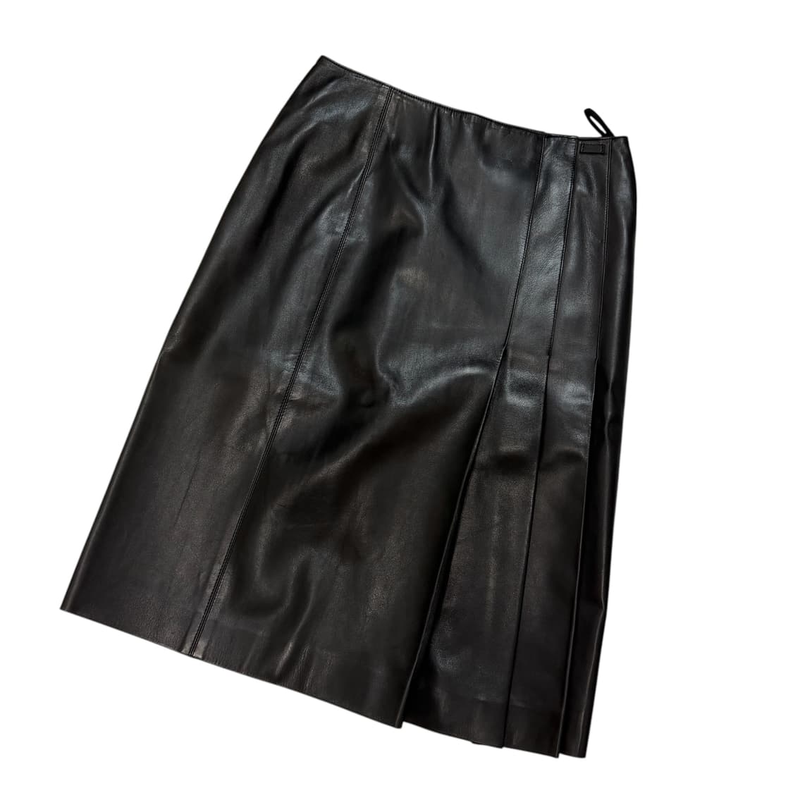 샤넬 램스킨 사이드 플레어 스커트 ( 24 ) 상품이미지3