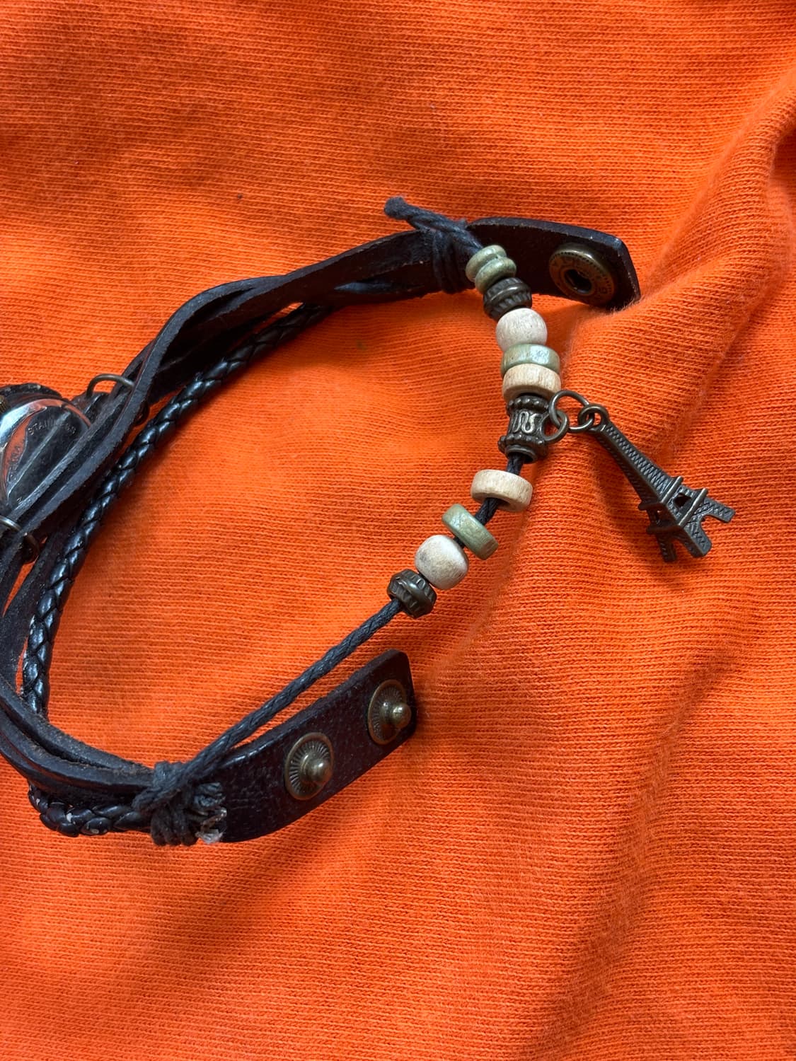 vintage leather wrap bracelet watch 상품이미지7
