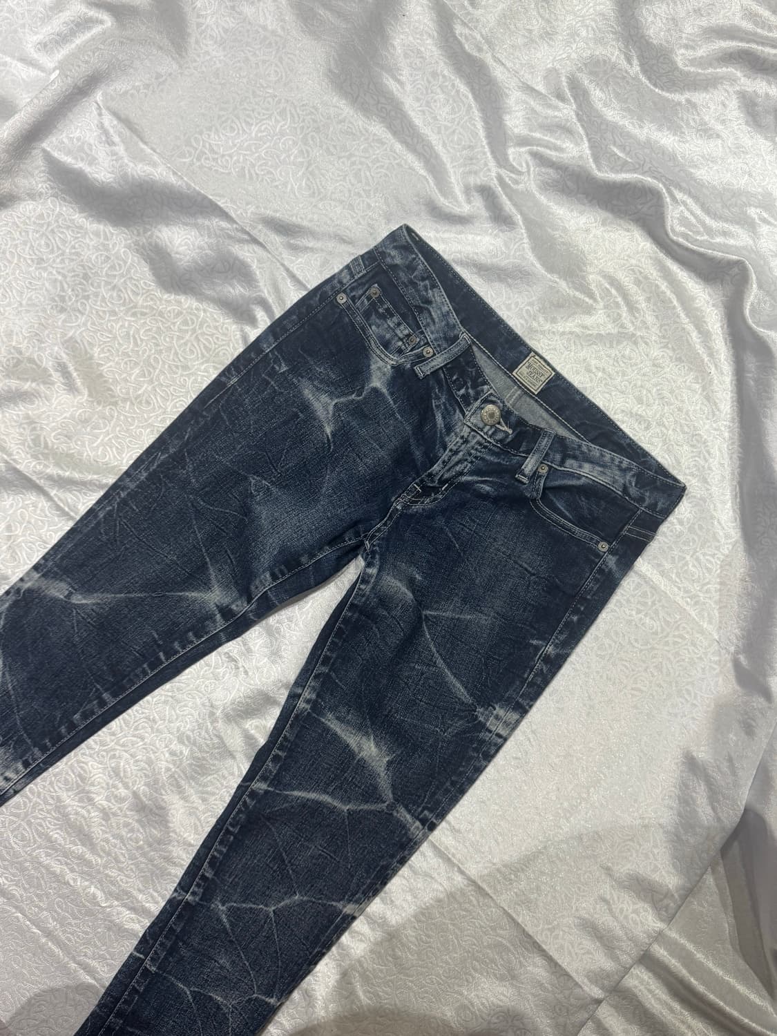 ”moussy“Crease Washing denim jeans 상품이미지4