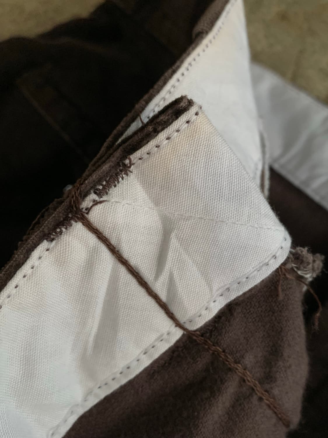 80s 디키즈 코듀로이 워크팬츠 브라운 상품이미지5