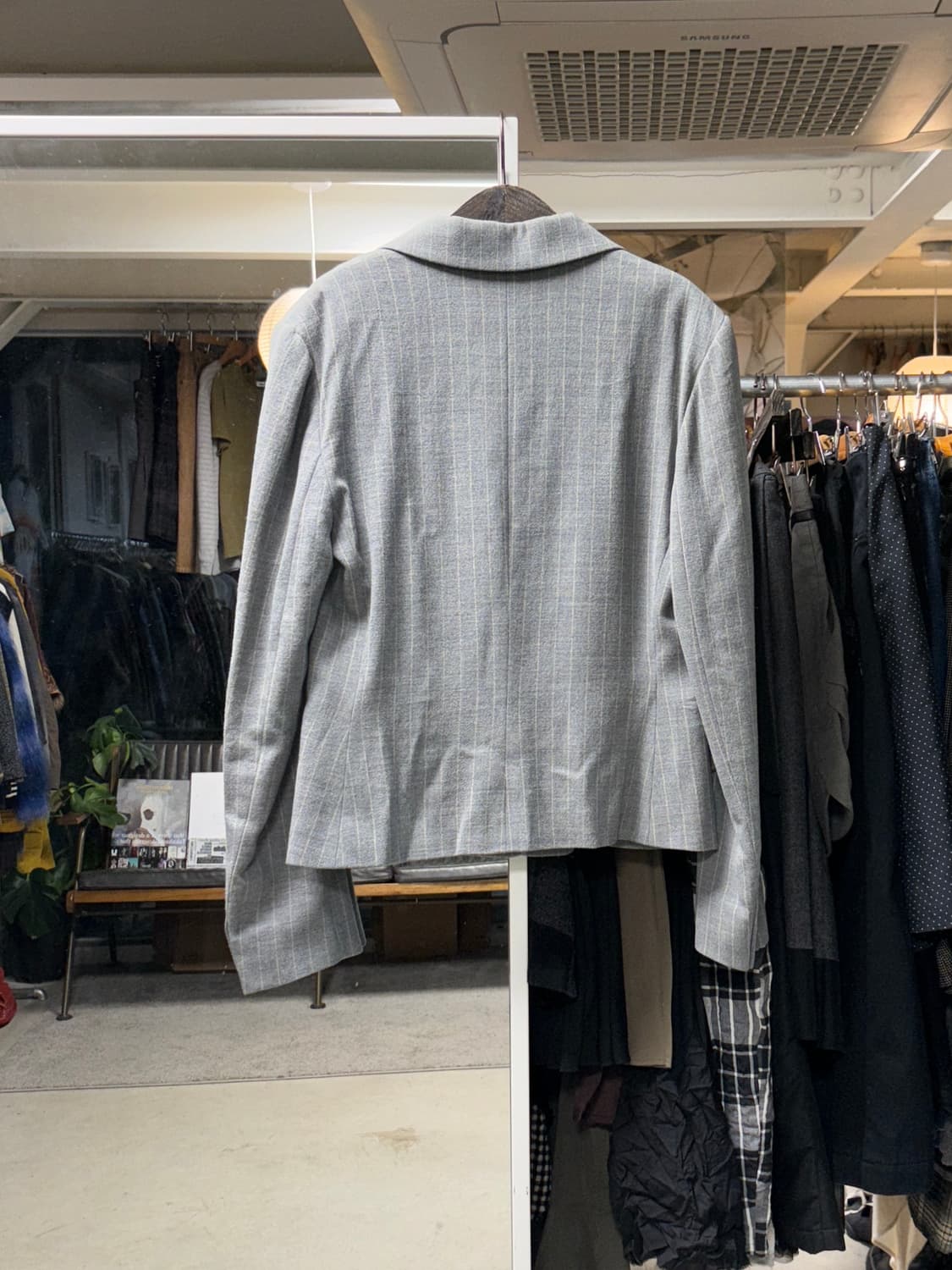 스포츠막스 울 핀 스트라이프 자켓 상품이미지2