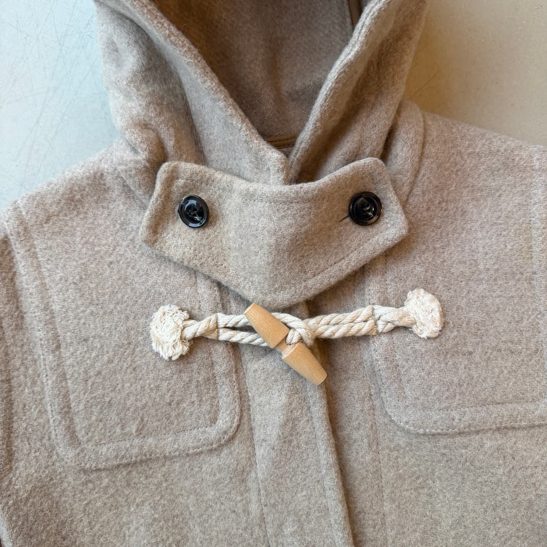 투데이 풀 울 더플 코트 상품이미지4