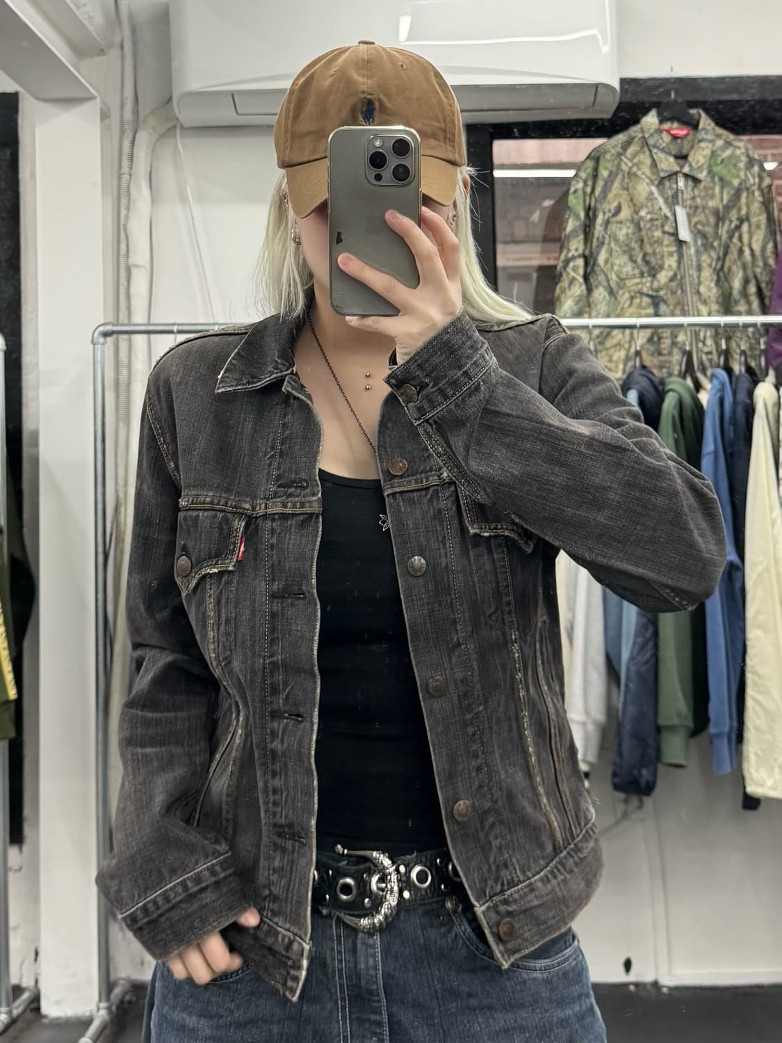 리바이스 흑청 데님자켓 상품이미지4