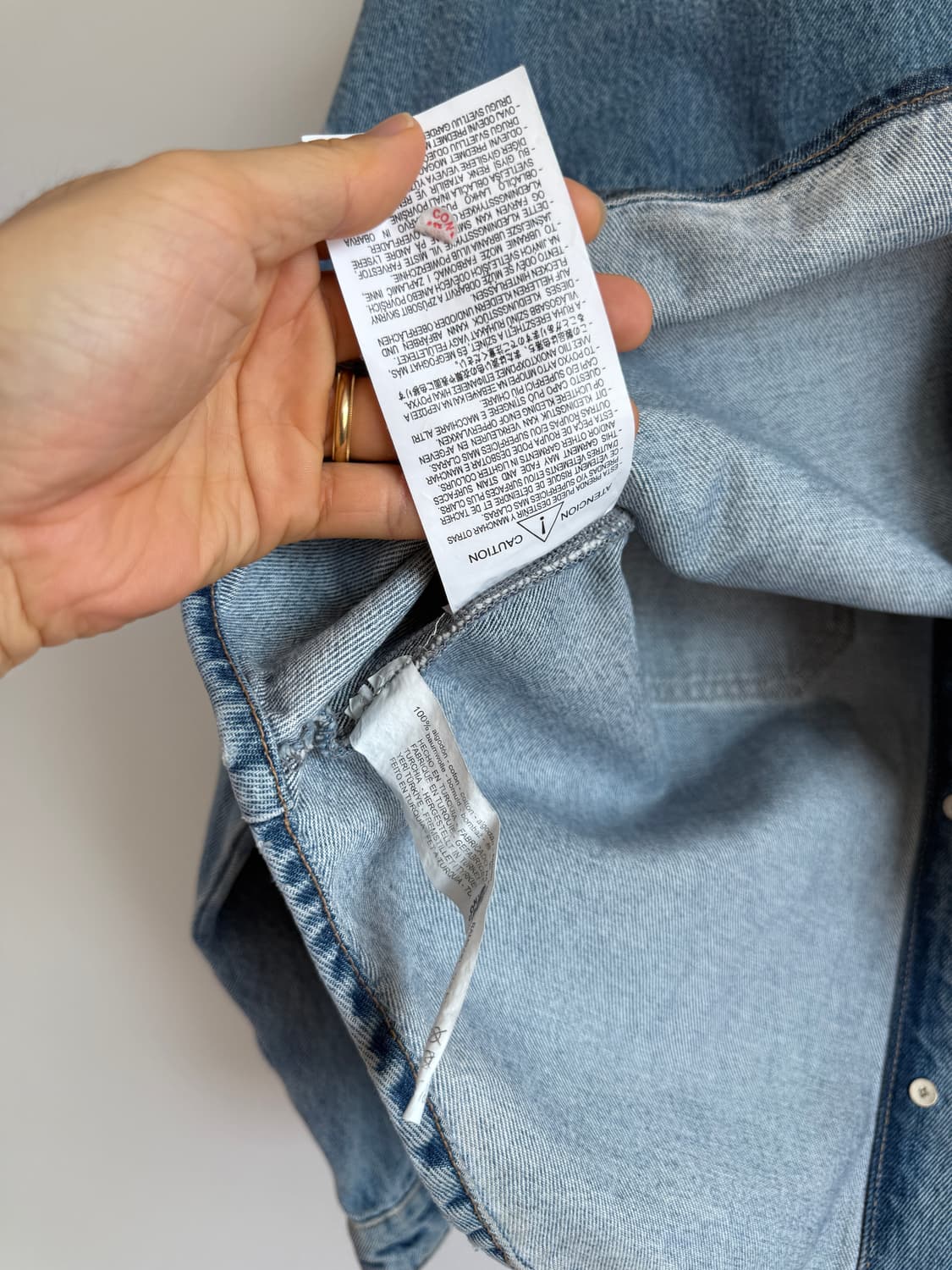 자라(ZARA) 데님 셔츠 자켓 상품이미지6