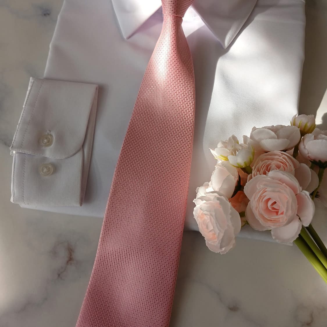 엠씨엠 실크 핑크 텍스처 패턴 넥타이 9cm A+등급 A19653
 상품이미지6