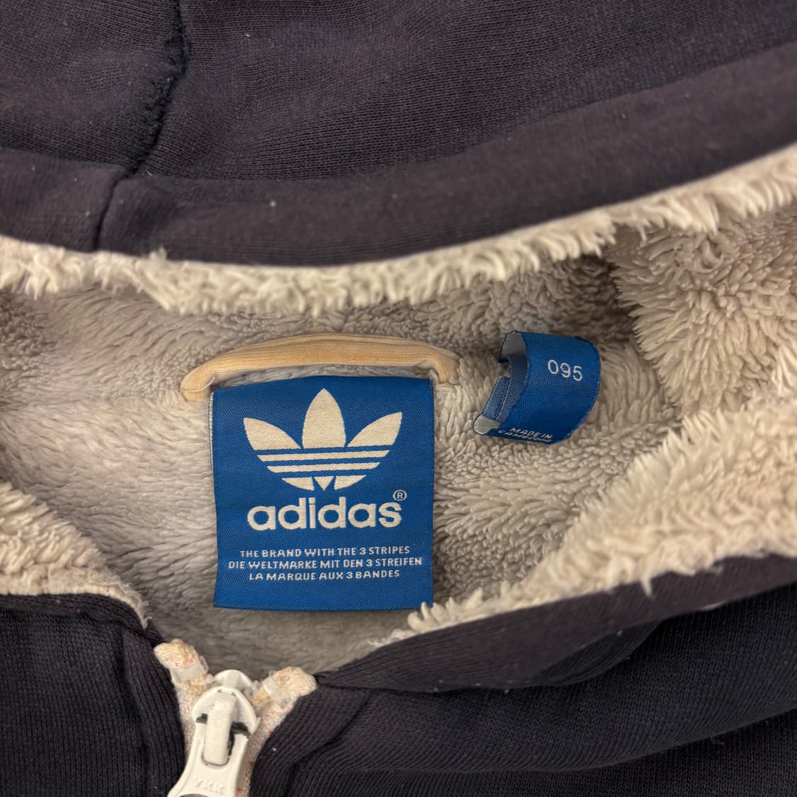 아디다스 오리지널 양털 후드집업 상품이미지3