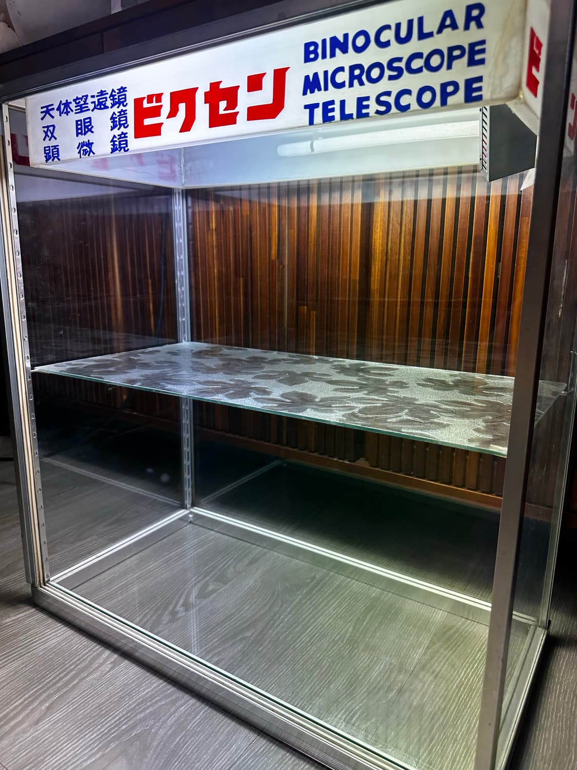 레트로 일본 간판 유리 진열장 쇼케이스  상품이미지2