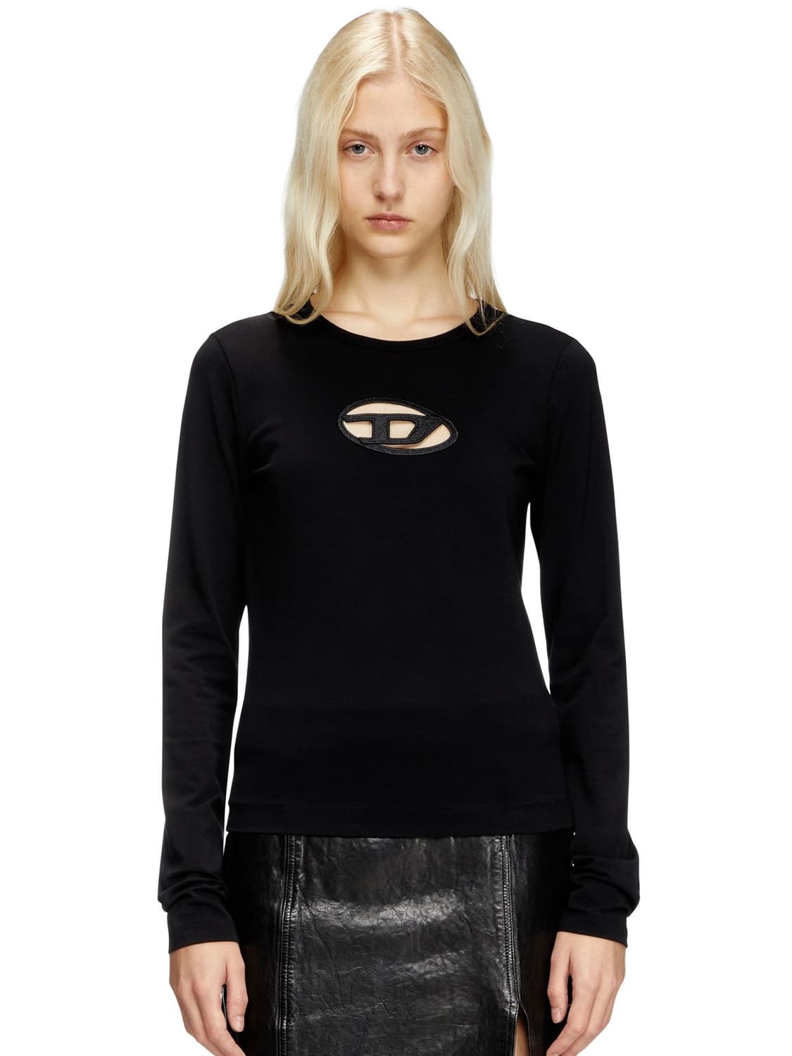 디젤 컷아웃 로고 롱슬리브 상품이미지3