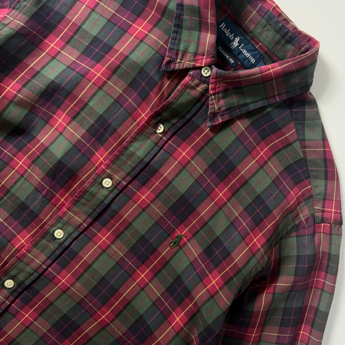 Polo  폴로 랄프로렌 자수 코튼 타탄체크 셔츠  상품이미지3
