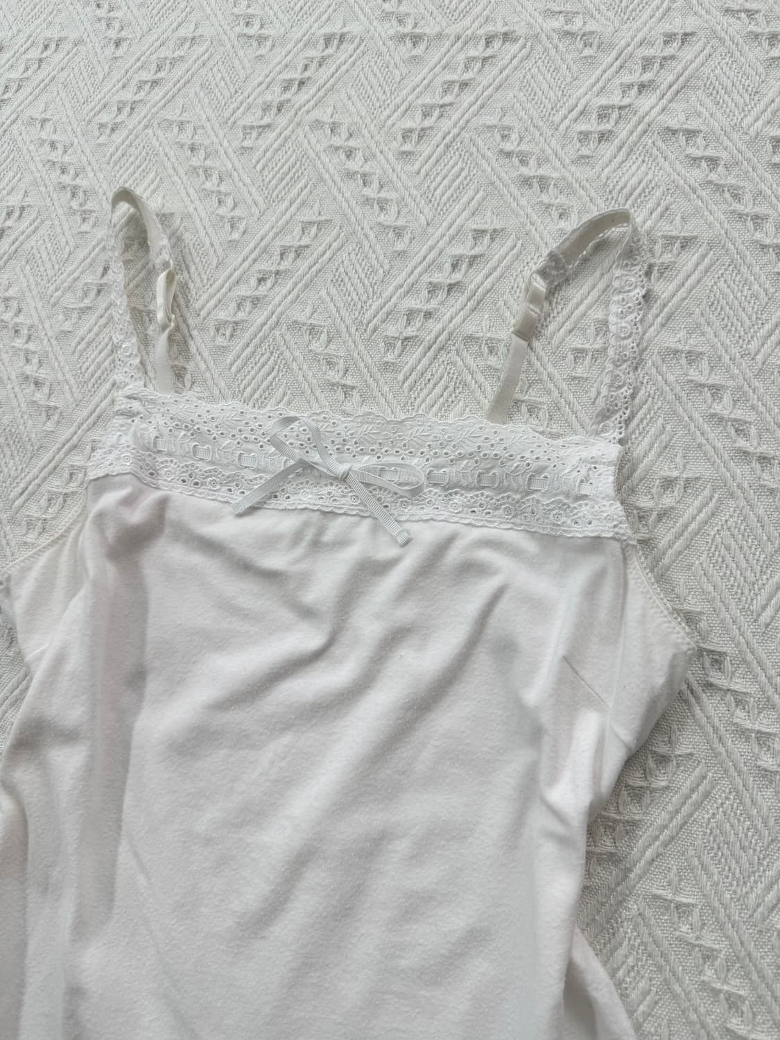 케이블 니트 레이어드 리본 슬리브리스 원피스 2pcs (개별 구매 가능) 상품이미지8