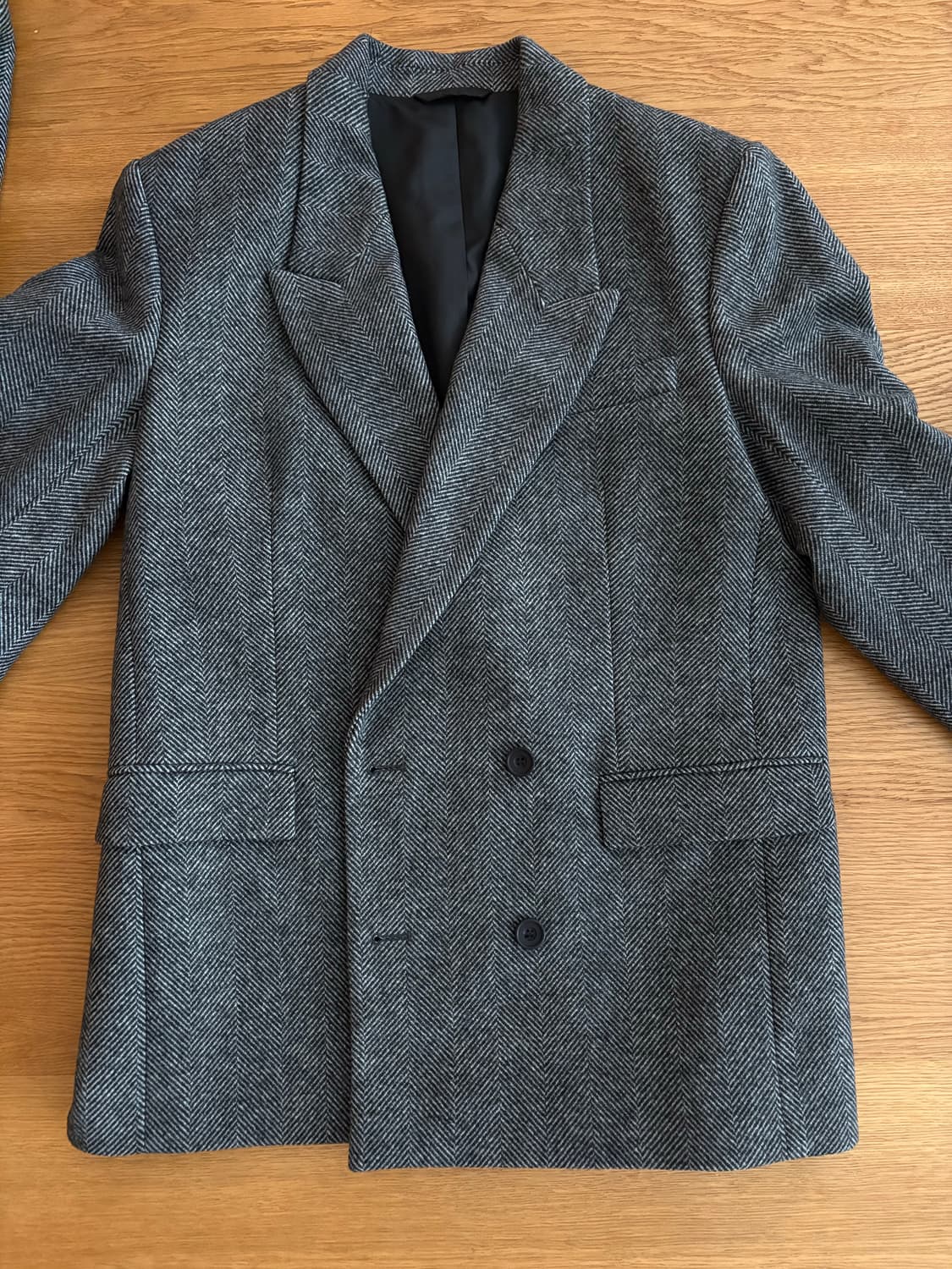 cos wool Haringbone Set up 상품이미지2