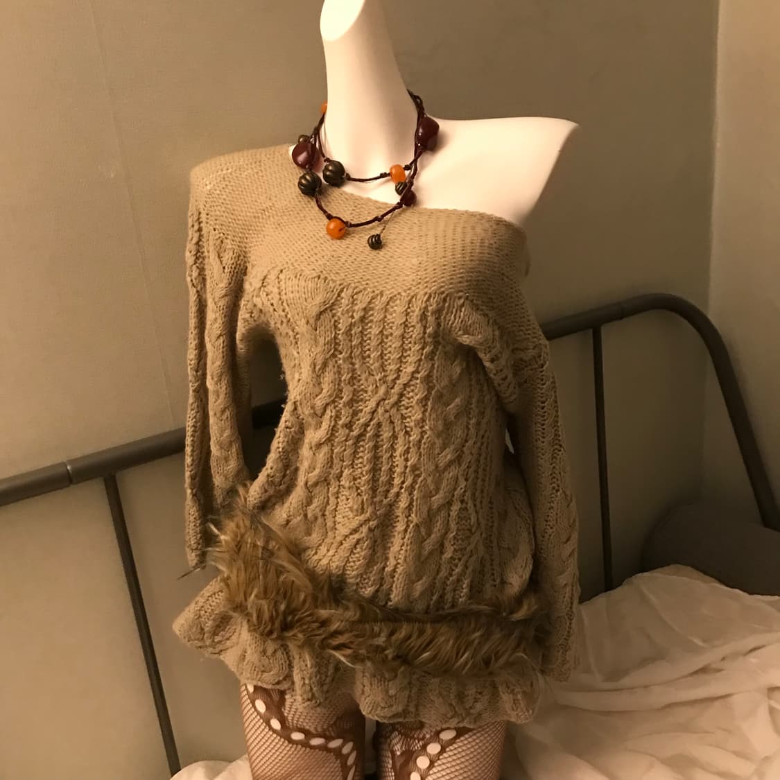 JPN Vintage 하구미 모리걸 갸루 니트 상품이미지1