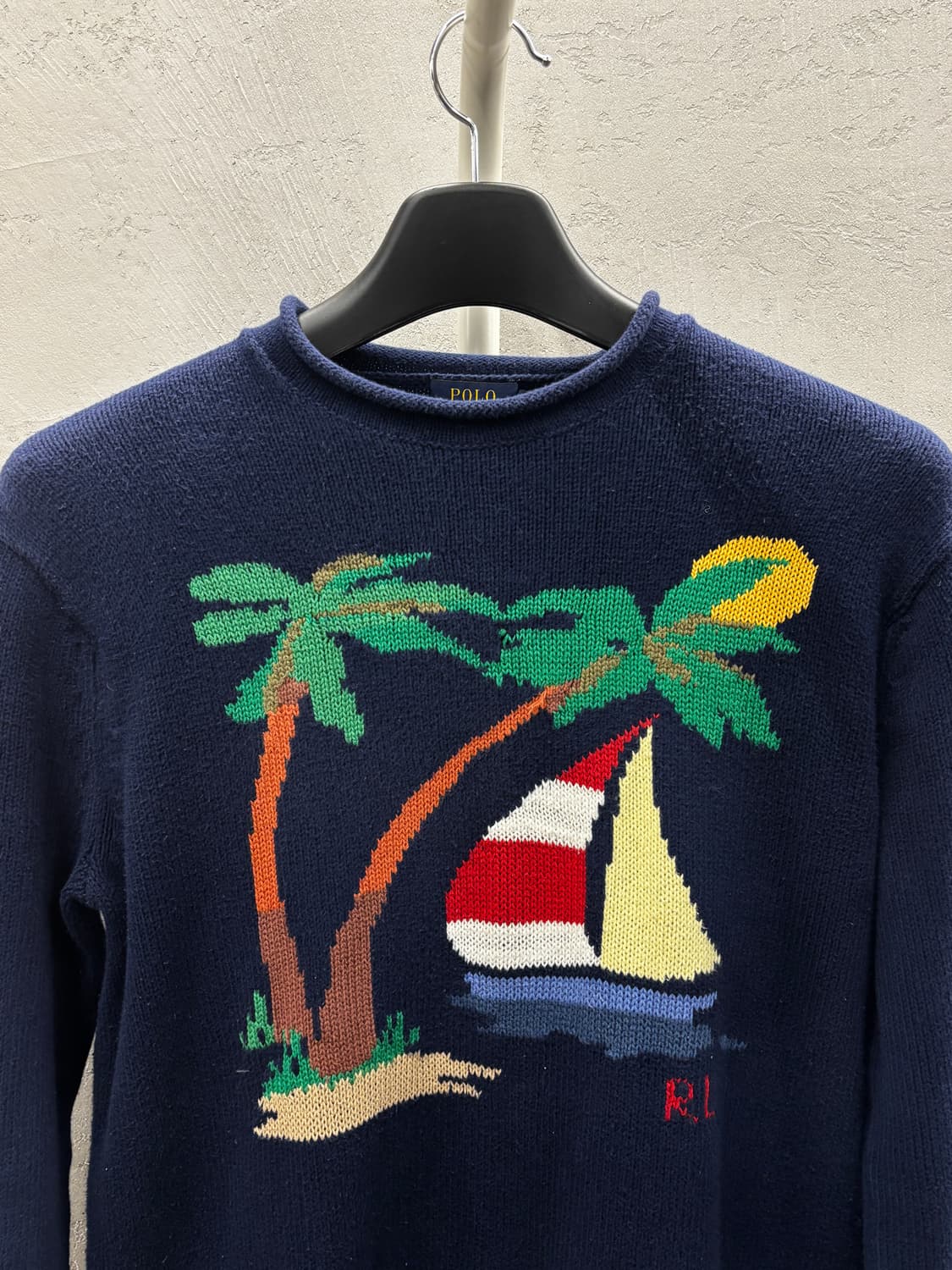 폴로 랄프로렌 야자수 니트 M 상품이미지3
