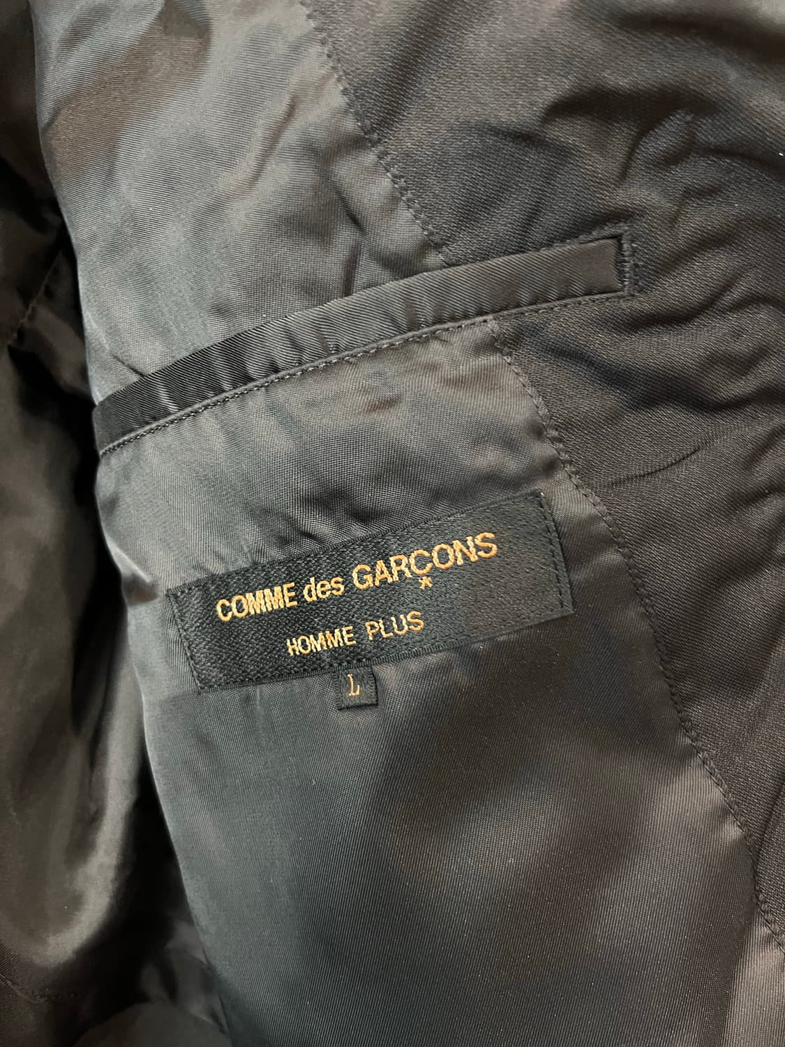 꼼데가르송 옴므 플러스 레이어드 도킹 자켓 L 상품이미지5